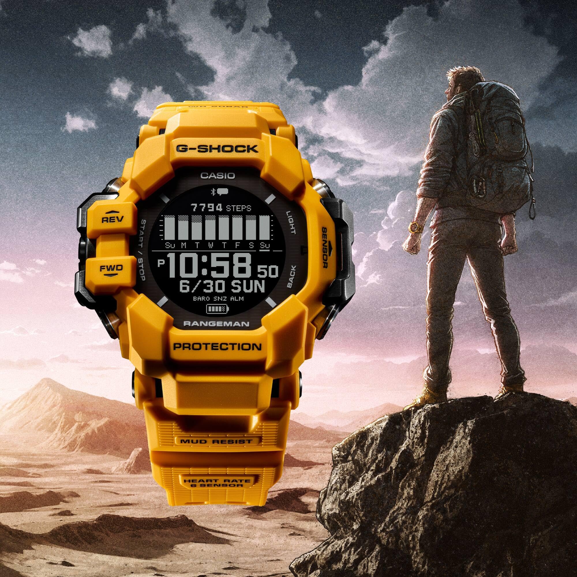 CASIO G-Shock G-Shock Reloj Multifunción Hombre Tendencia Código GPR-H1000-9ER
