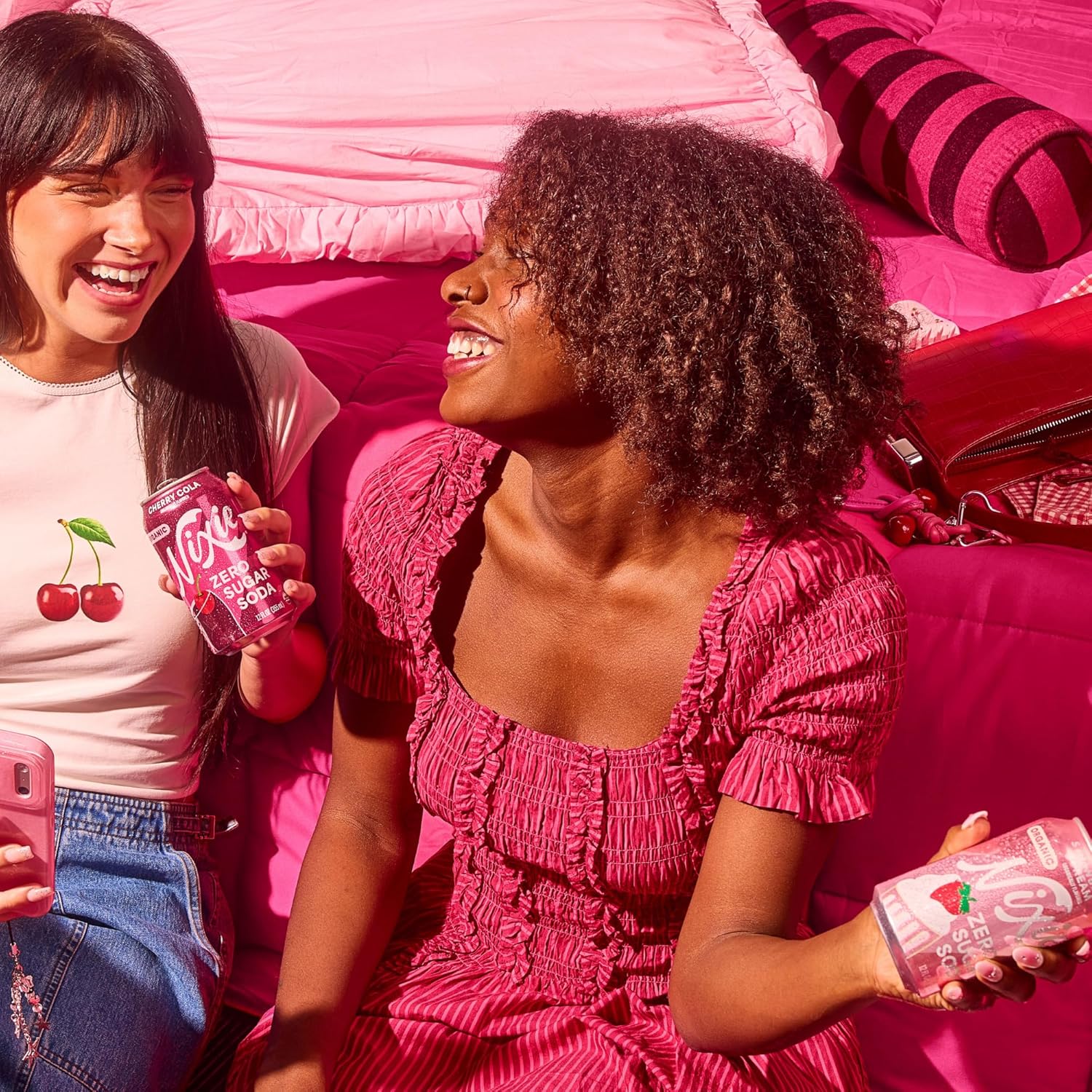 Nixie Organic Zero Sugar Soda, Classic Cola, Healthy Soda Pop, Non-GMO, 0 Sugar, 0 Calories, 40mg Caffeine, 12oz Cans (12 Pack)