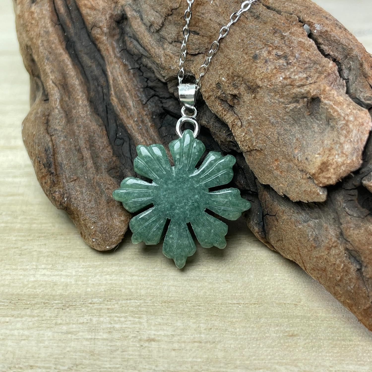 Real Jade Filipino Sun Pendant, Philippines Sun Charm Necklace Jewelry, Pride Cultural Symbol Gift, Medium Size Charm Silver Chain