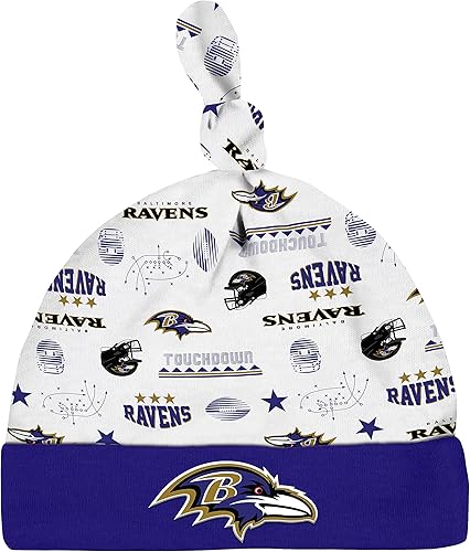 Miniatura 4 de Gerber Conjunto de regalo unisex para bebé con pies de equipo de la NFL para dormir y jugar