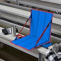 Vista 5 de Arden Heated Stadium Seat, Foldable, Lightweight with Carrying Strap, Foam Cushion for Comfort, Adjustable, Back Support, Multi-Functional Use As