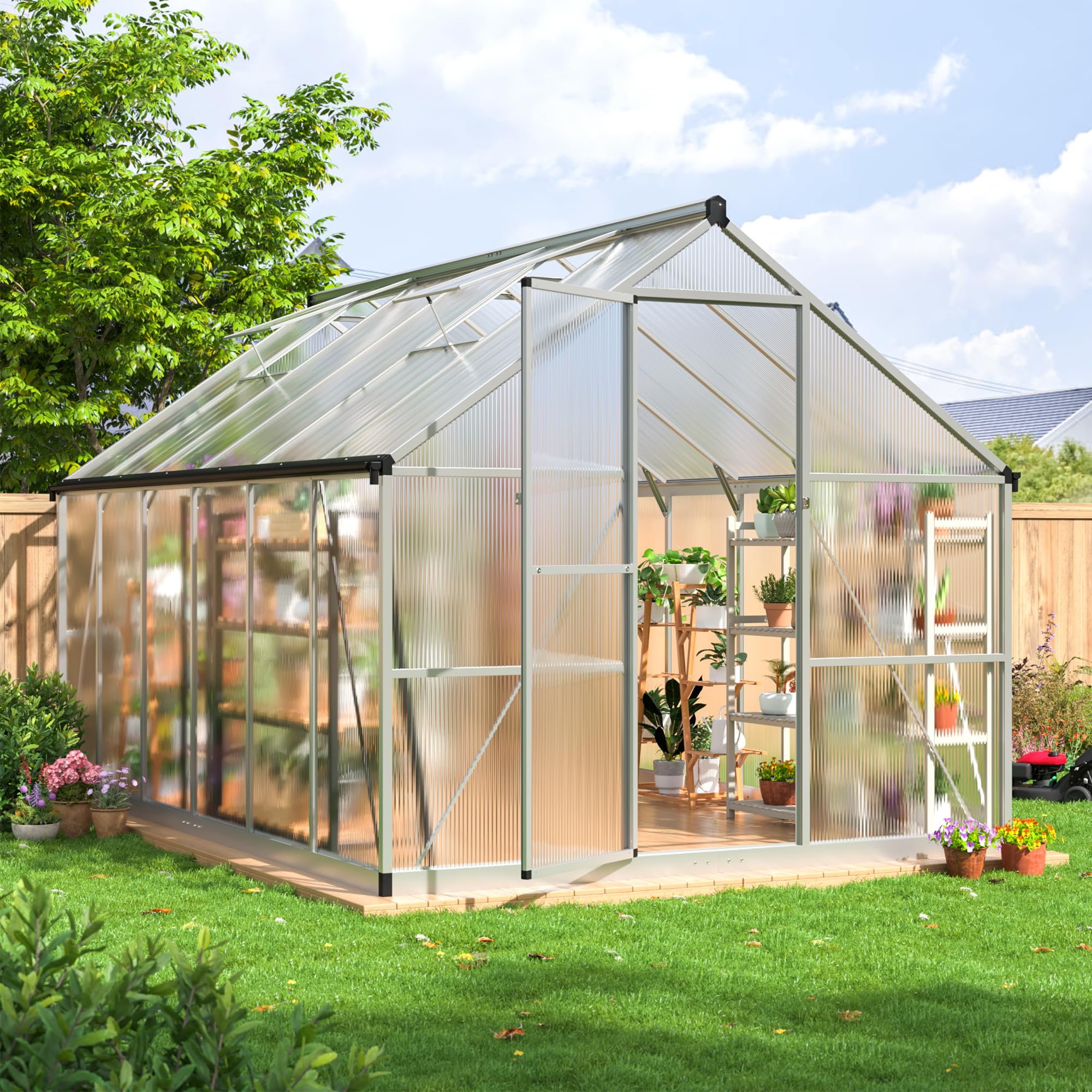 AirWire 8x12 Walk-in Greenhouse