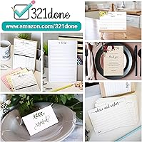 Vista 6 de 321Done Advice and Wishes for The New Baby, Made in USA - 4 x 6 bronceado, tarjetas de consejos para juegos de baby shower, papel kraft rústico