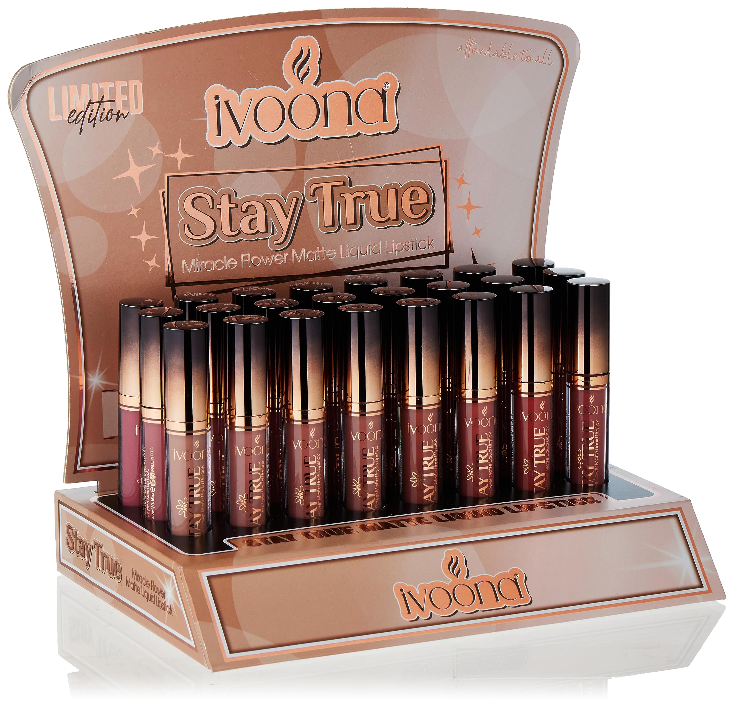 Ivoona Stay True Miracle Lip Gloss Set 24-Pieces