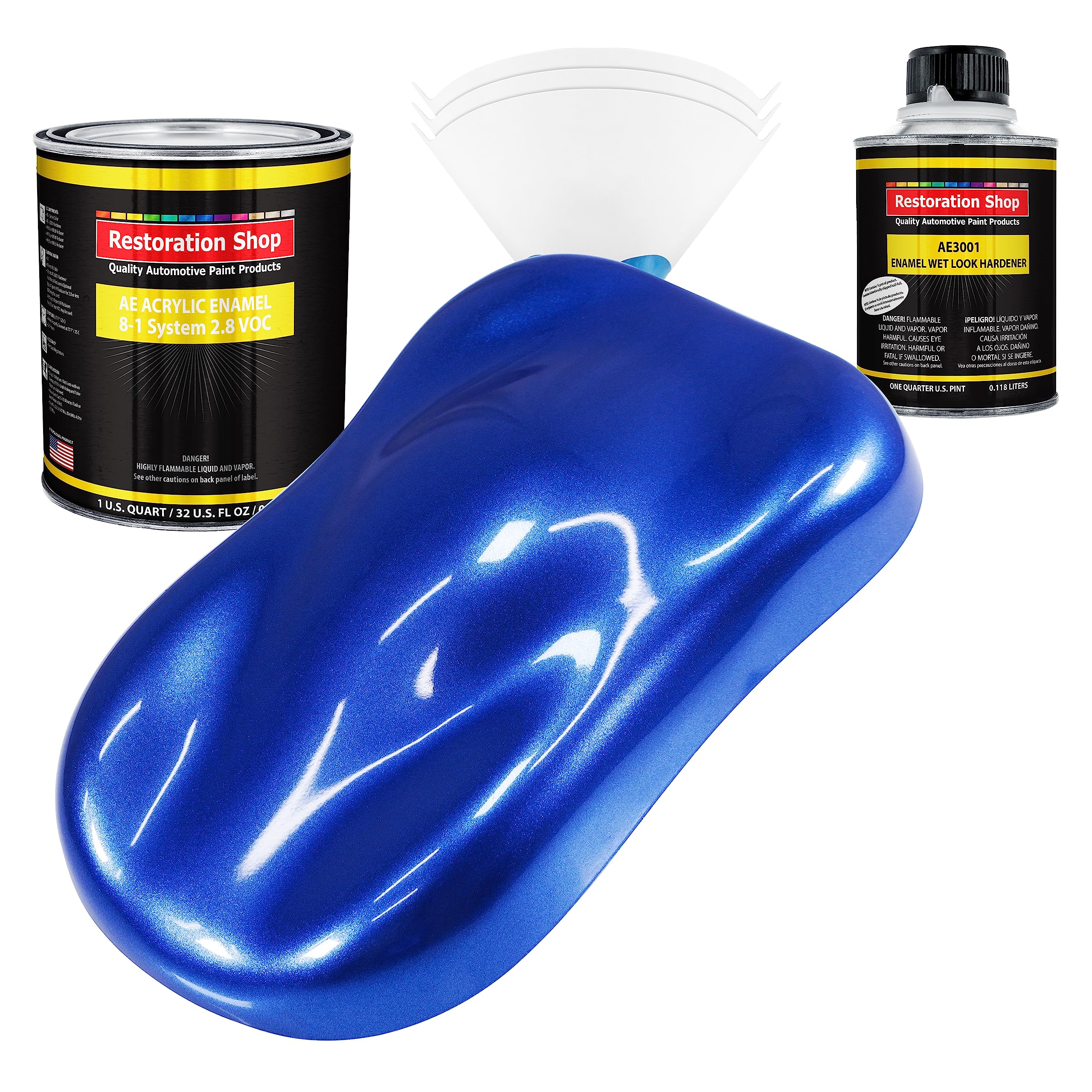 Amazon | Restoration Shop コバルトブルー メタリック アクリル