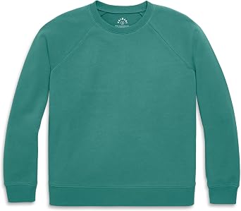 Primary Adult 24/7 Sweatshirt Womens Fit 100% Cotton French Terry Pullover, Soft Breathable Everyday Crewneck