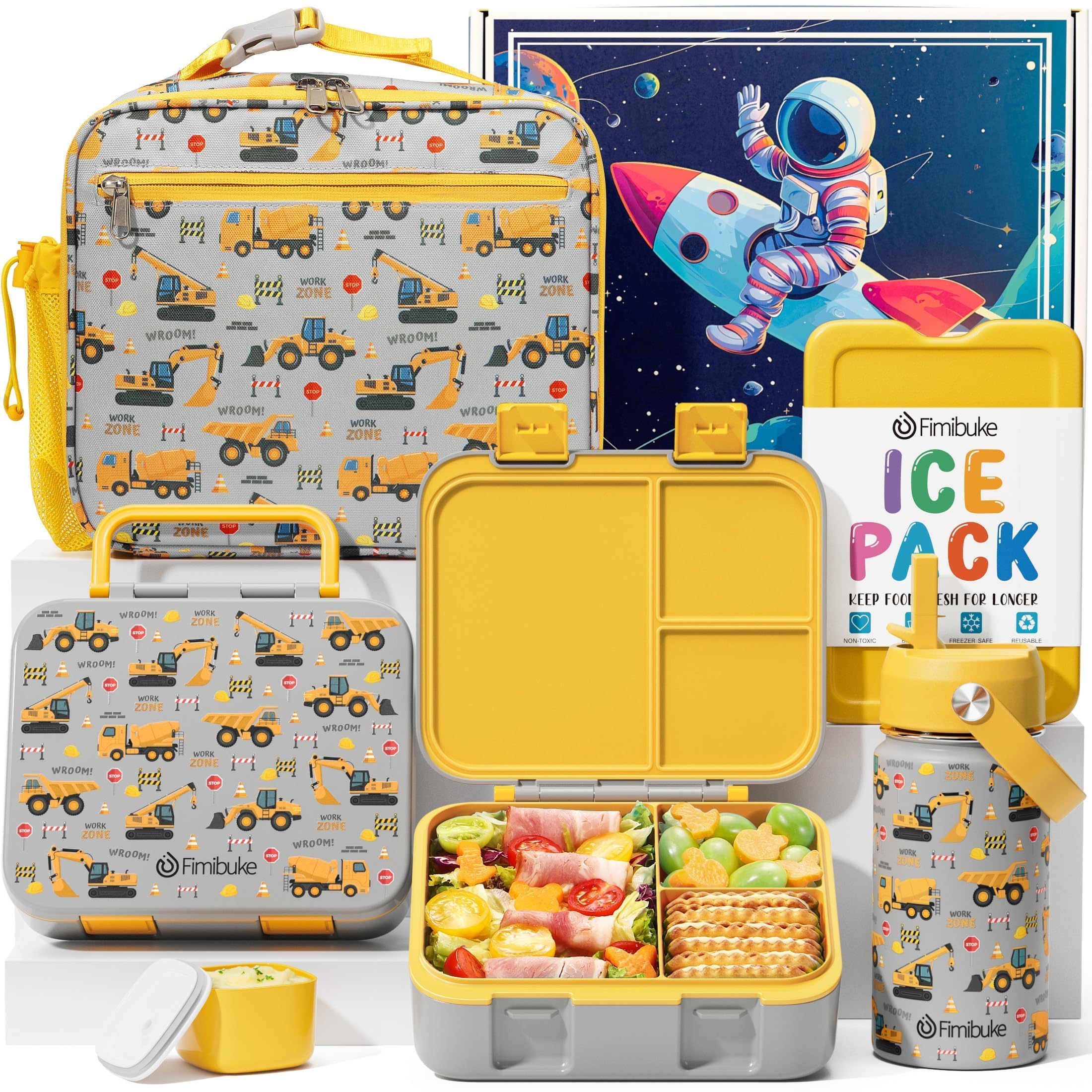 Fimibuke Bento Lunch Box for Kids Set