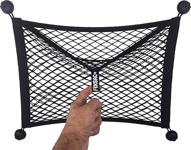 easysac FixSac - the Original Storage net for Cargo Vans, Motorhomes, Mobile Homes, Caravans, Boats 45 x 40 cm