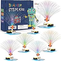 BeAndge 7-Pack STEM Fiber Optic Lamp Kits for Kids 8-12 - Hands-On Science Circuit Experiments STEAM Toys Boys Girls