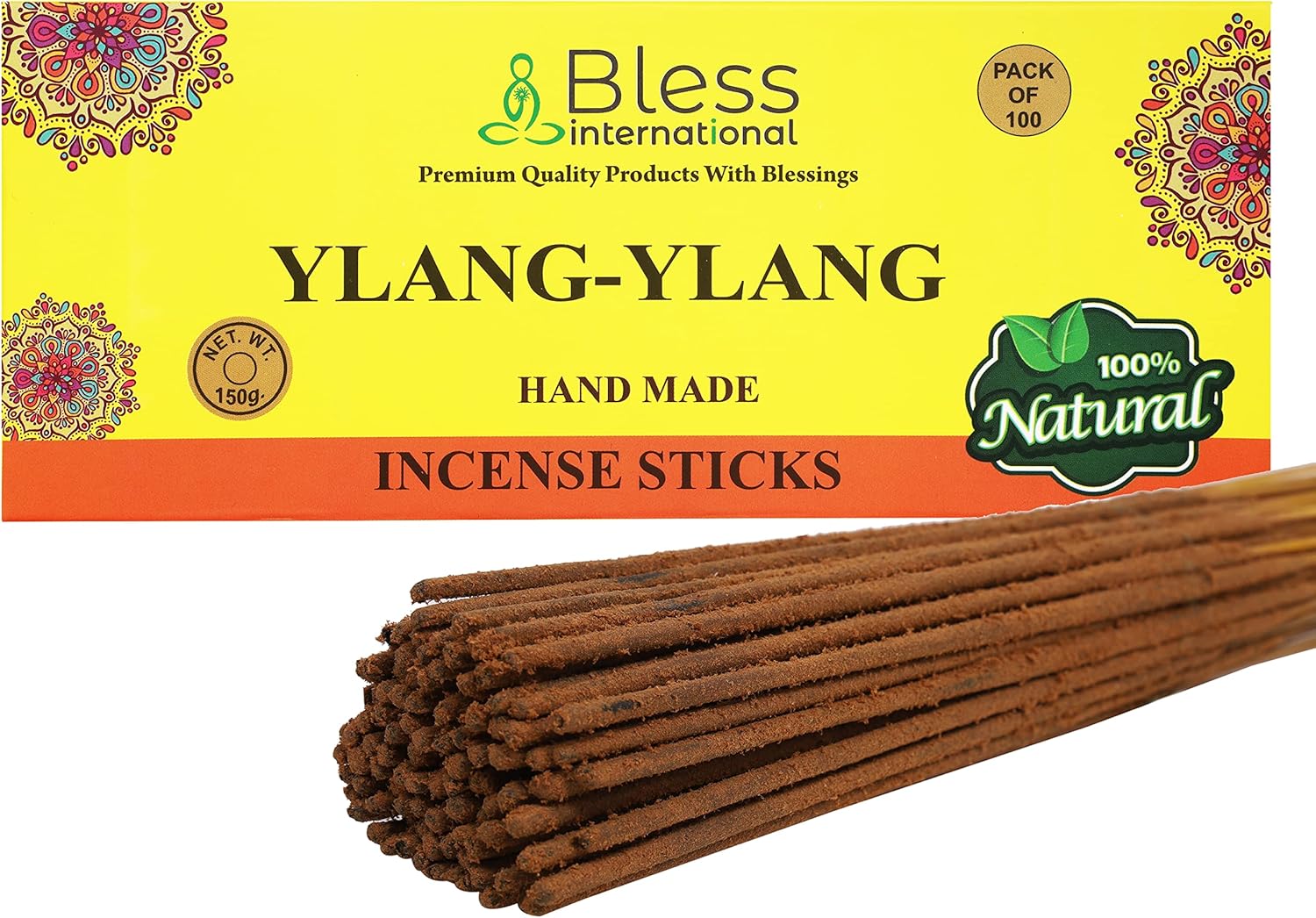 BlessYLANGYLANGIncenseSticks 100NaturalHandmadeHandDippedIncenseSticks Organic