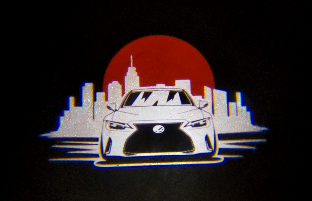 Amazon.com: LED Car Door Logo Lights Compatible for is F/is200t