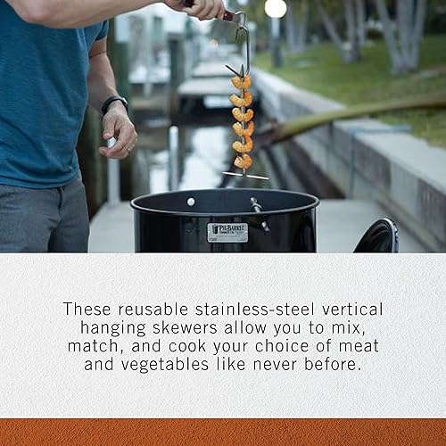 Miniatura 7 de Pit Barrel Cooker - Brochetas verticales de acero inoxidable  Brochetas verticales de acero inoxidable  Brochetas Kabab para carne y verduras