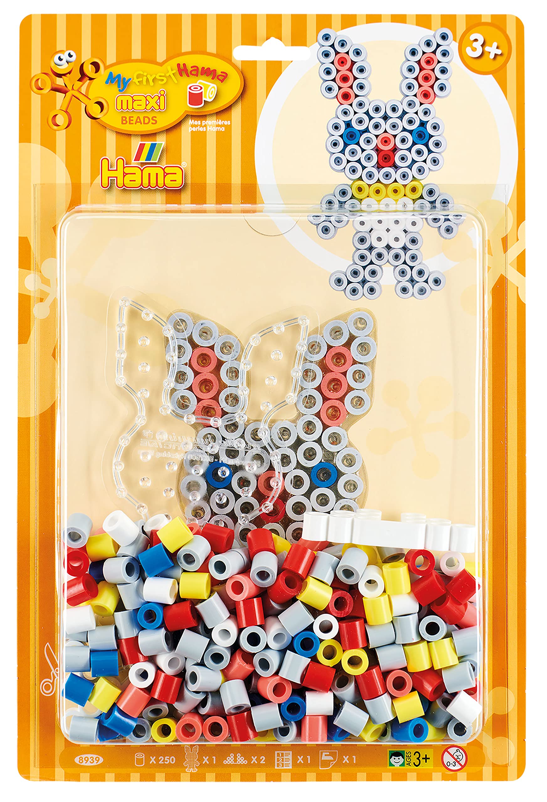 Hama - Boite Les chiens et les chats 3D - 2500 perles et 1 plaque