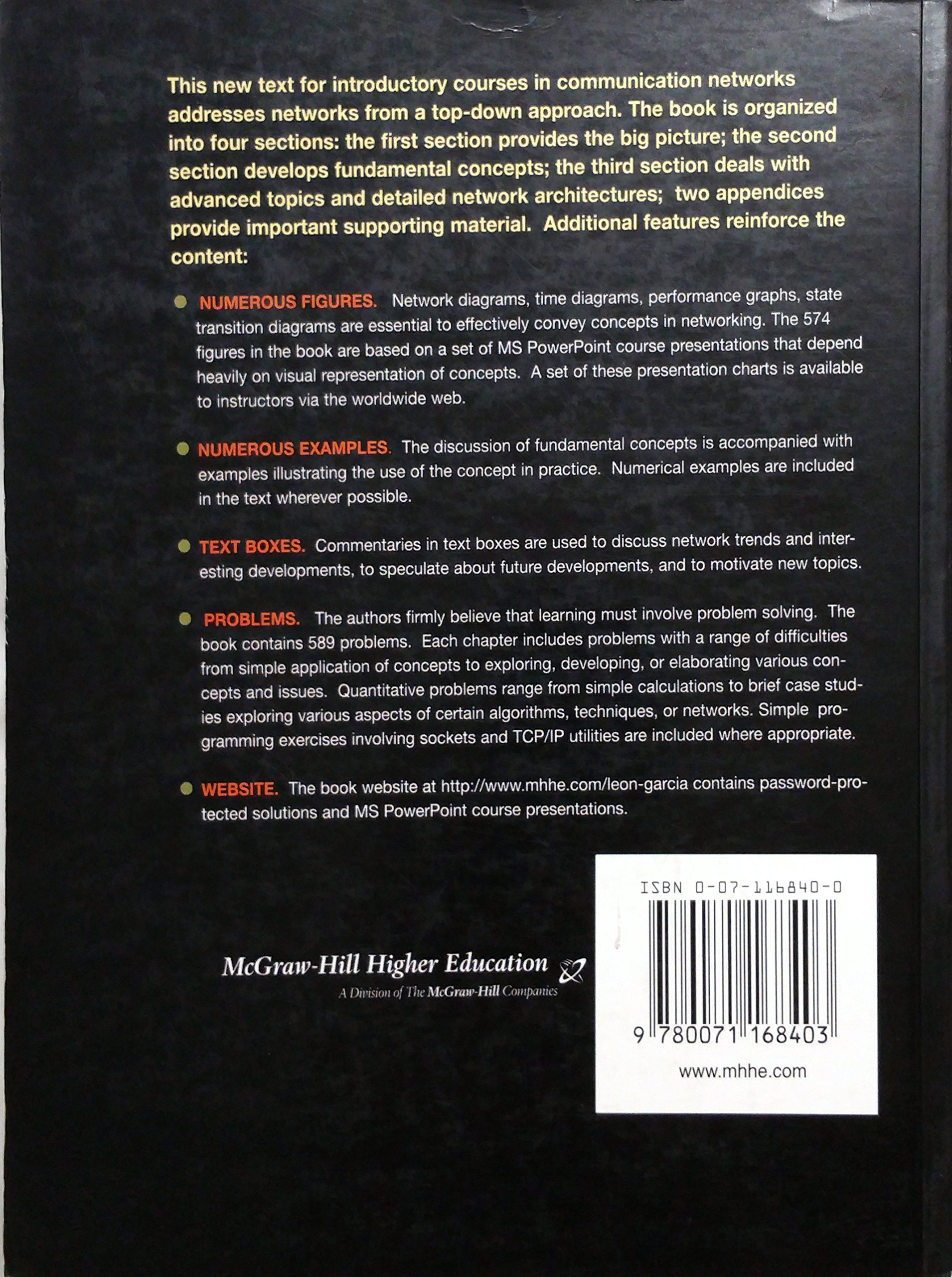 Communication Networks: Fundamental Concepts and Key Architectures