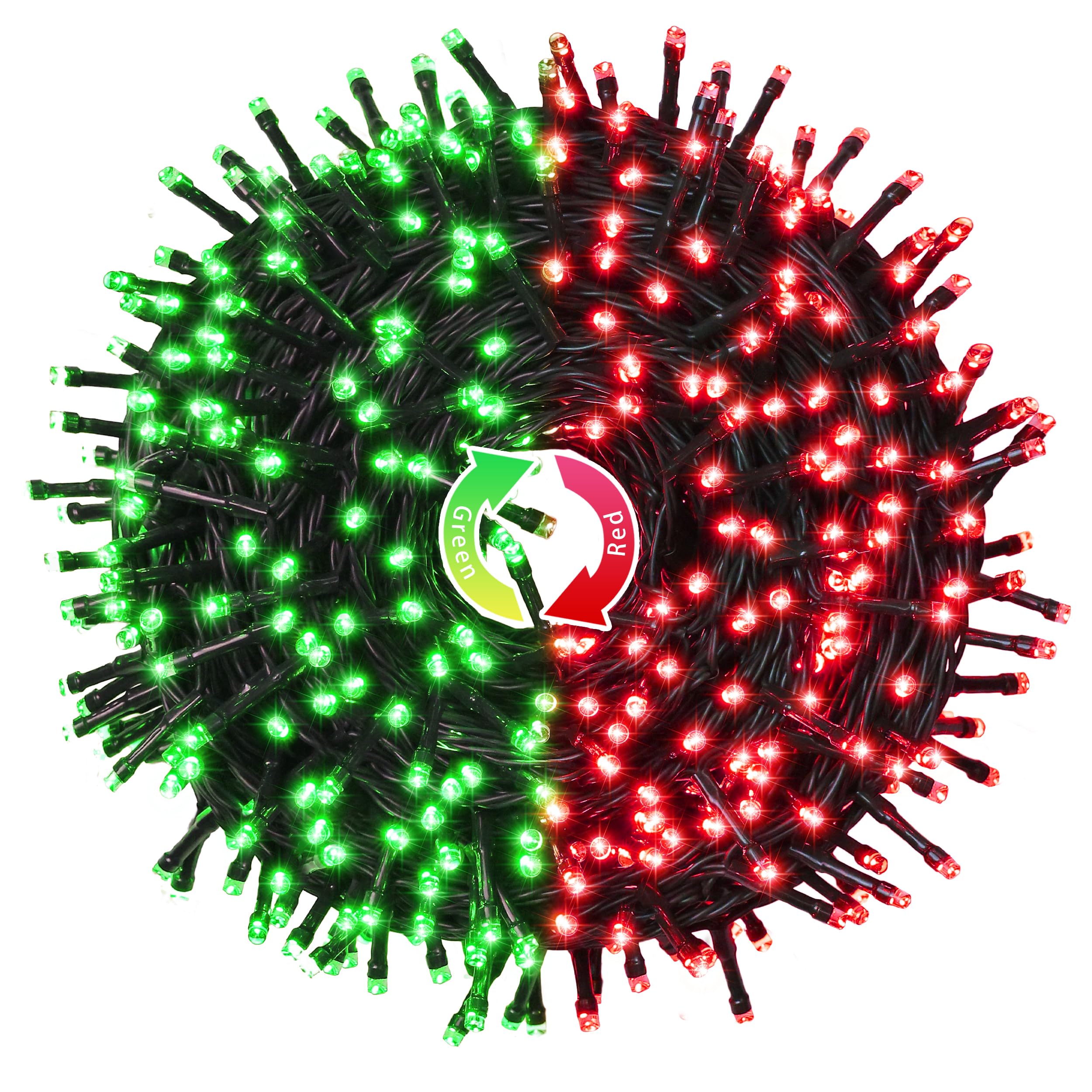 Red Green String Snapklik.com : JMEXSUSS Green Wire LED Christmas String Lights