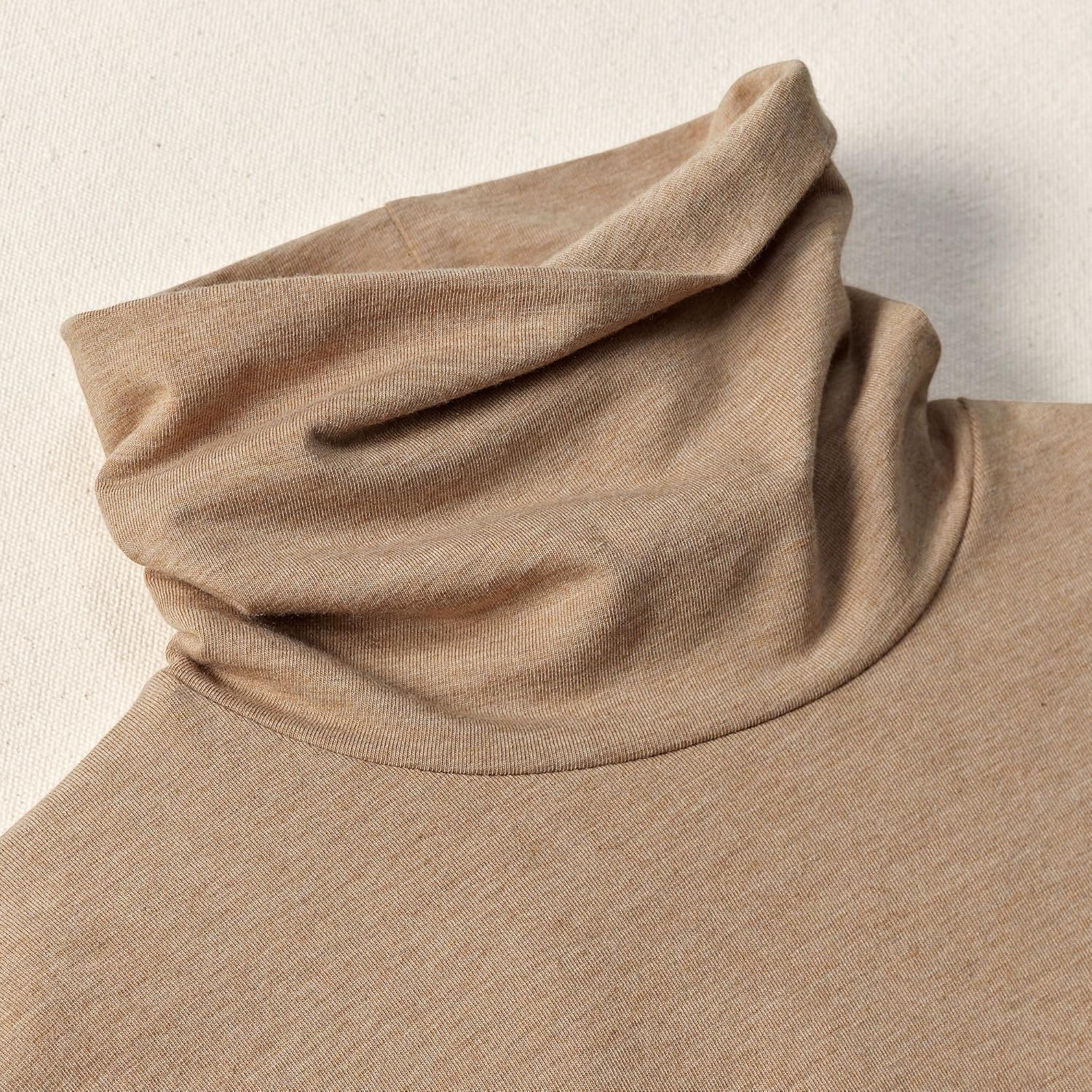 Lands' End Lightweight Jersey Long Sleeve Turtleneck - Image 6