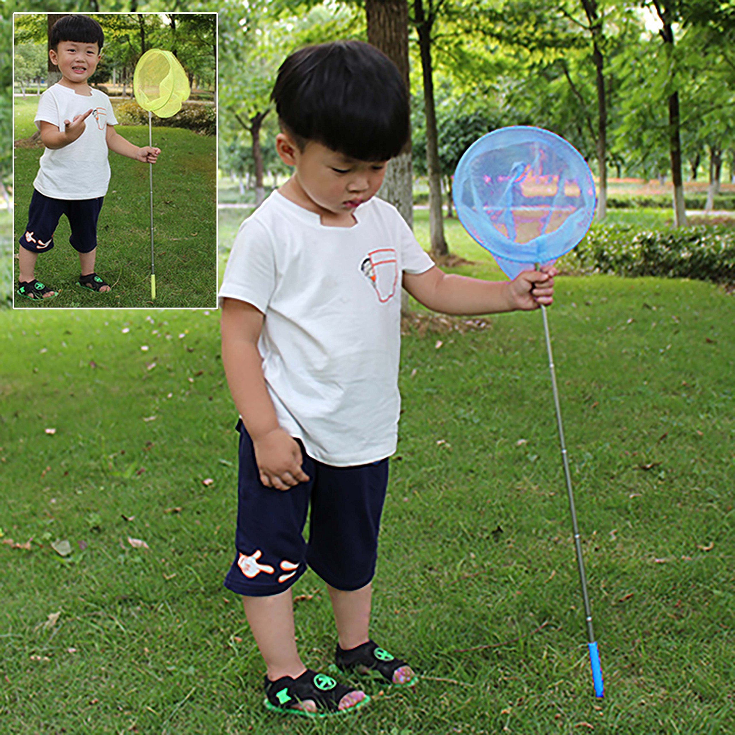 OUDQFCJ 2 Pièces Filets De Pêche En Plastique Pour Enfants,Outil D