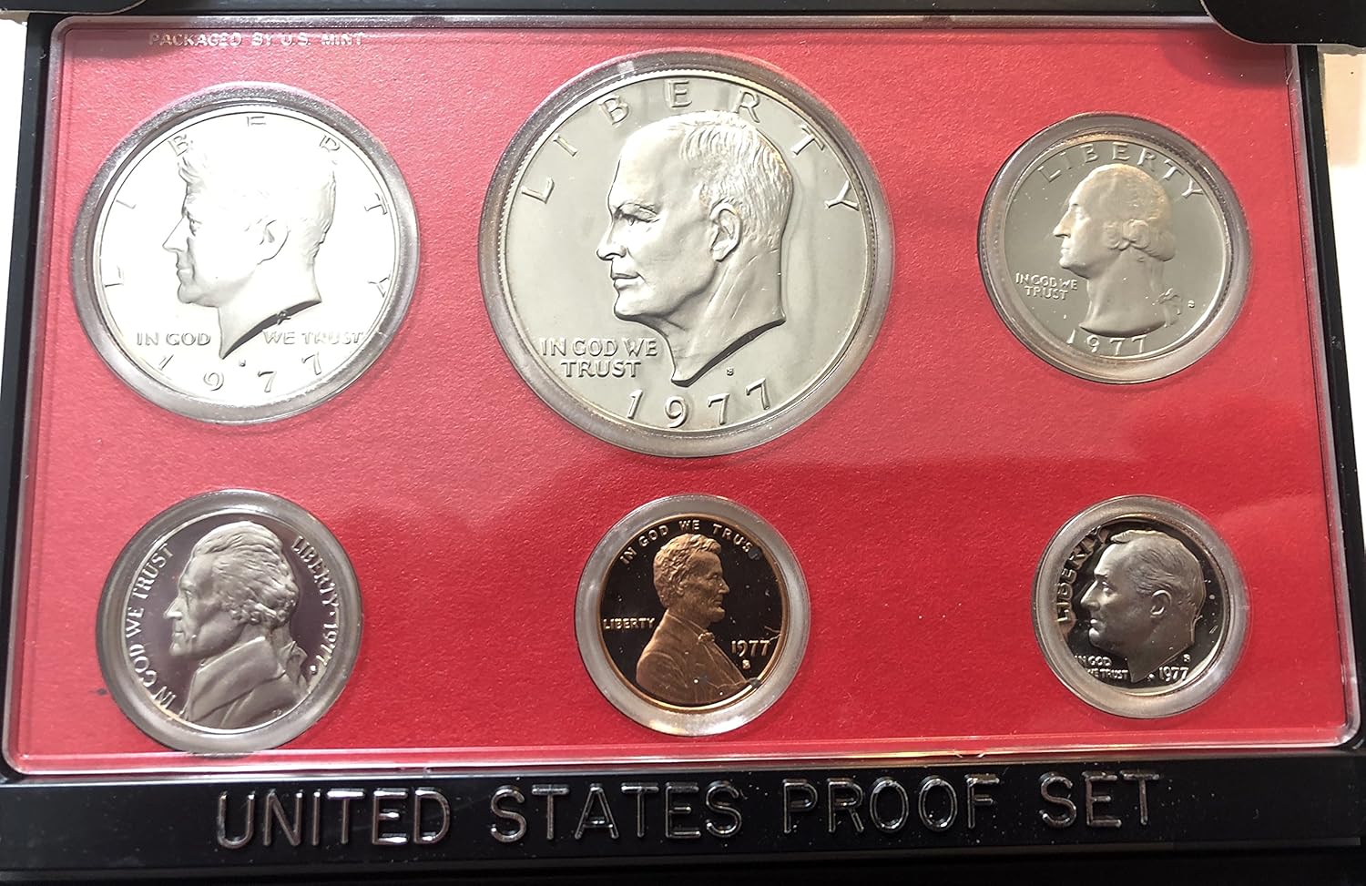 1977 S US Proof Set (6 Coin Set) Comes in Original Packaging Proof Thumbnail