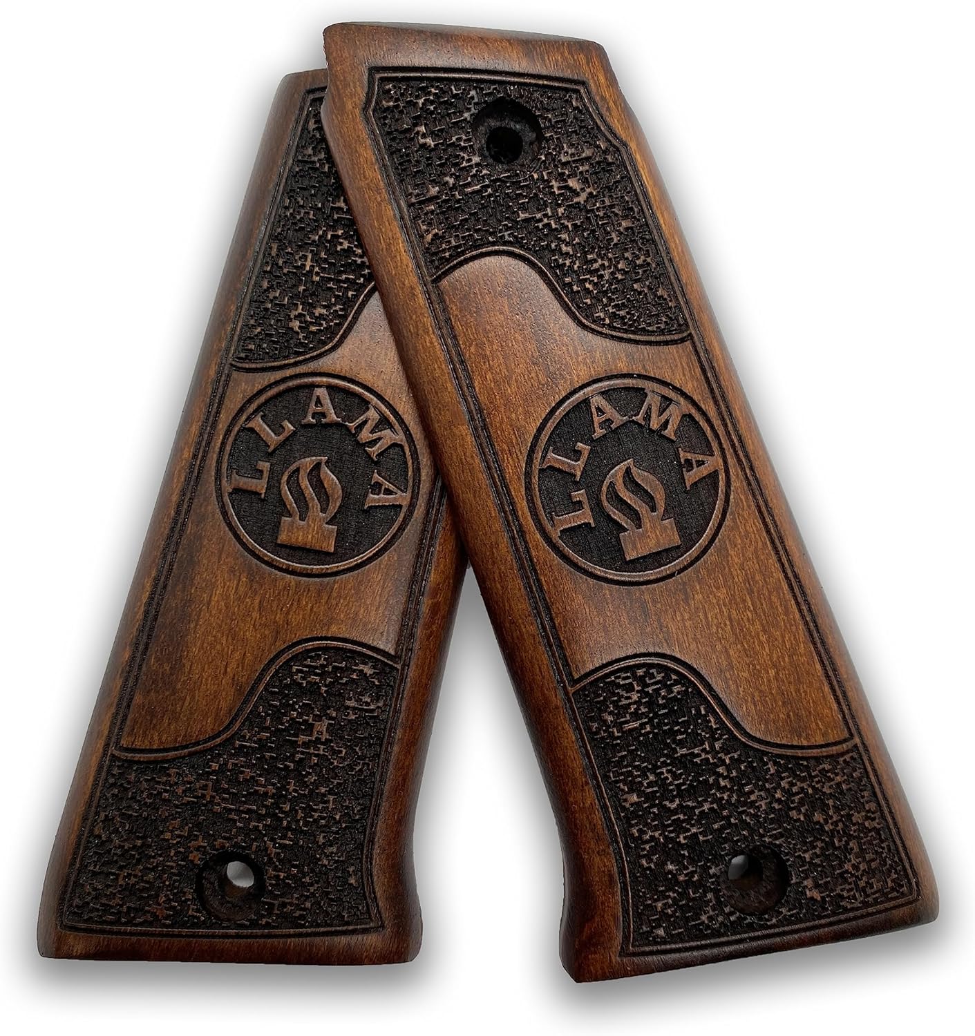 Wooden Grips Compatible with Compatible with Llama 1911 45 Acp/9mm. Pistol Grip Handmade from Walnut Wood Ars.005