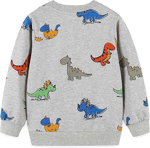 Miniatura 10 de Bumeex Sudadera de manga larga de algodón con cuello redondo para bebé niño 1-7T