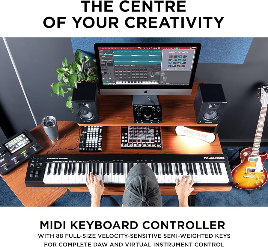 DTM・DAW M-AUDIO KEYSTATION88 Amazon.com: M-AUDIO, 88-Key Keystation MK3 Semi Weighted