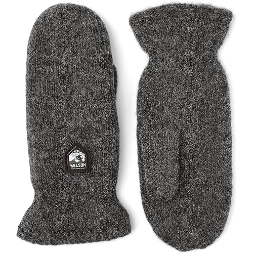 Hestra Unisex Basic Wool Mitt, Winter Weather Insulated Wool Mittens for Outdoor Everyday, Hiking for Men & Women