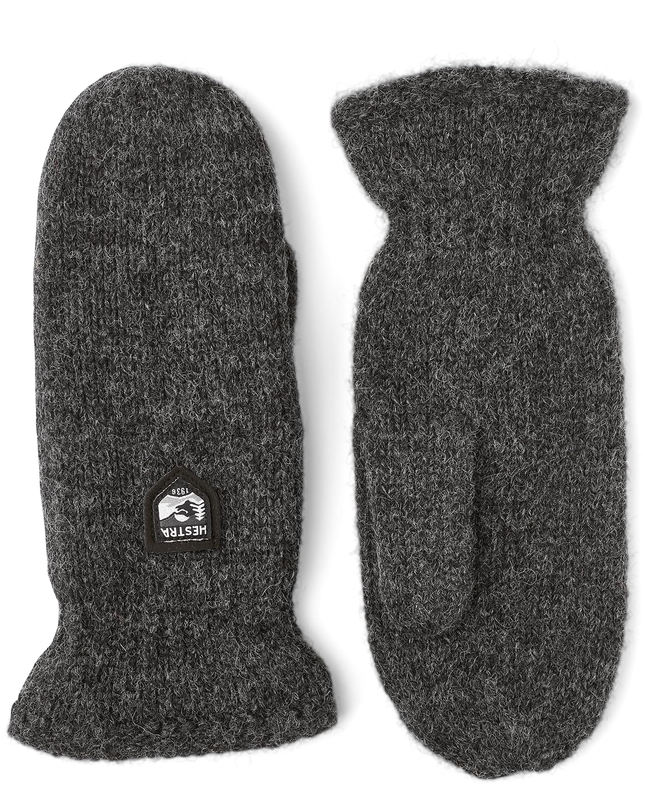 Hestra Basic Wool Mittens Women/Men - women´s gloves men´s with lining Winter Autumn-Winter - 9 HS anthracite