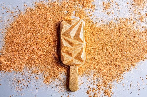 Miniatura 3 de Blacksherbet Purpurina comestible de albaricoque para bebidas, 0.18 oz, certificado KOSHER, purpurina y polvo para pasteles, fresas, magdalenas,