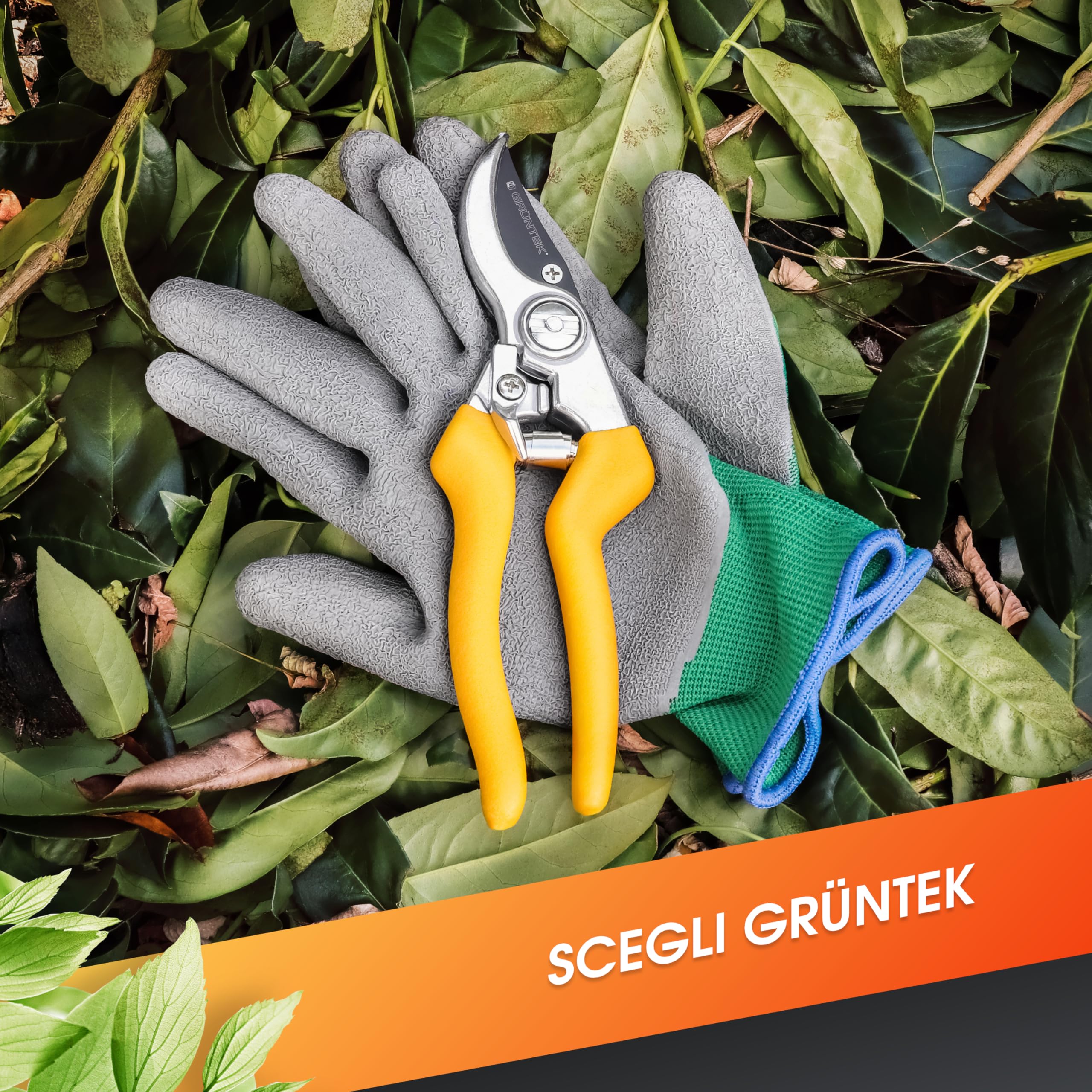 GRÜNTEK Forbici Cesoie da Potatura Giardino 21cm lama Giapponese