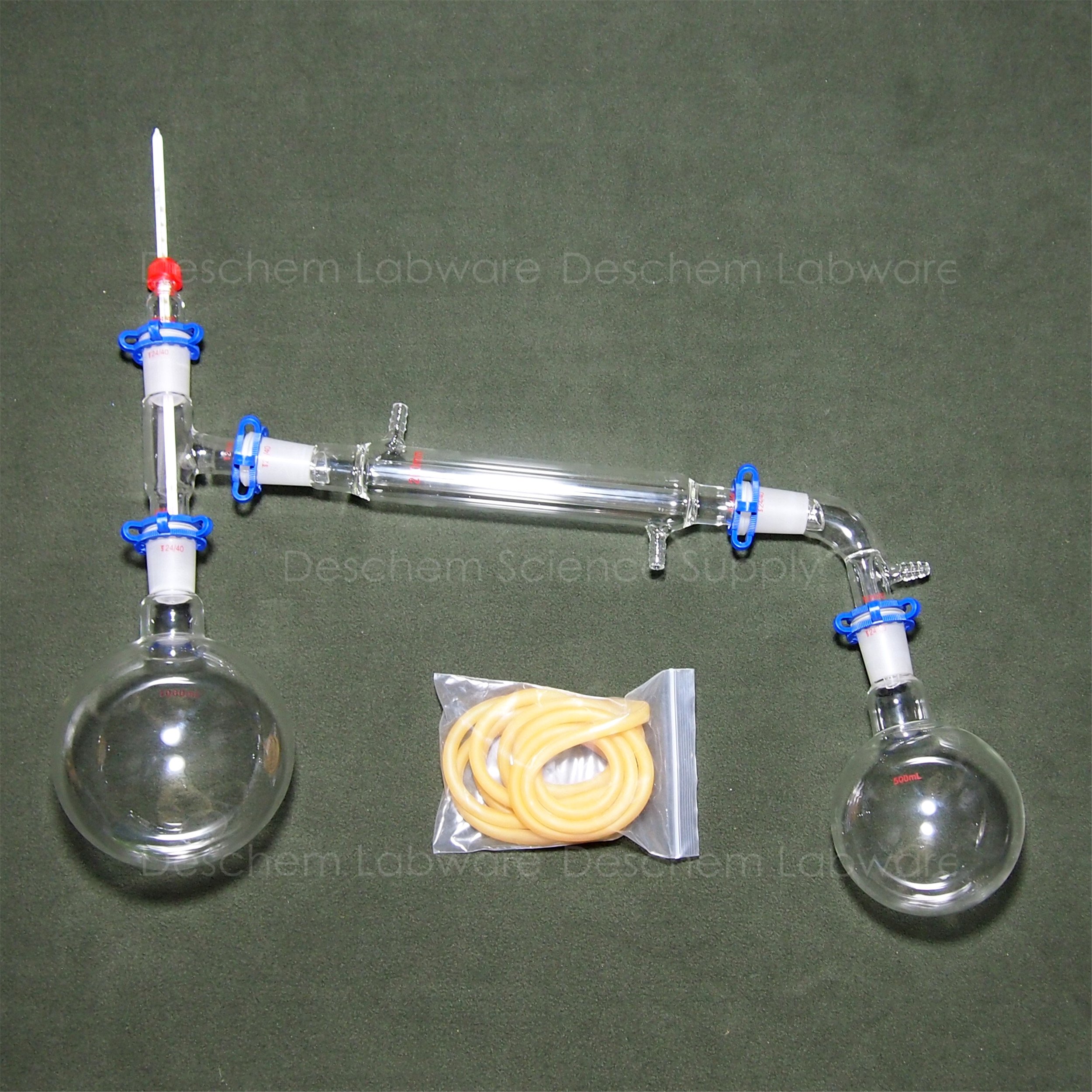 Amazon.co.jp: Deschem 1000ml 24/40 減圧蒸留装置 研究室の