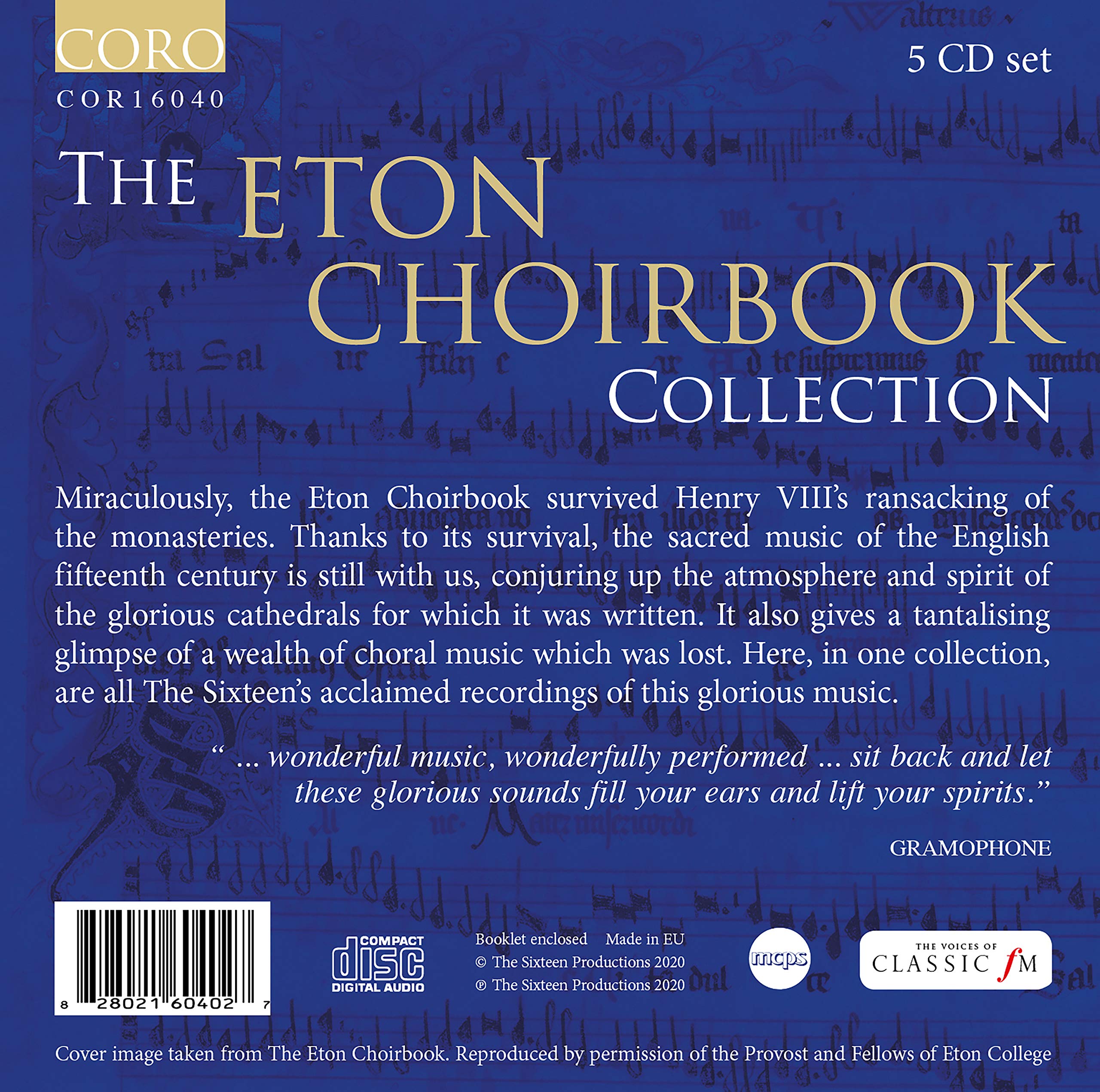 The Eton Choirbook Collection