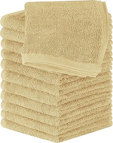 Utopia Towels Juego de 12 paños de algodón  100% algodón hilado en anillo, paños de franela de alta calidad, altamente absorbentes y suaves al tacto disponible en Yaxa Costa Rica