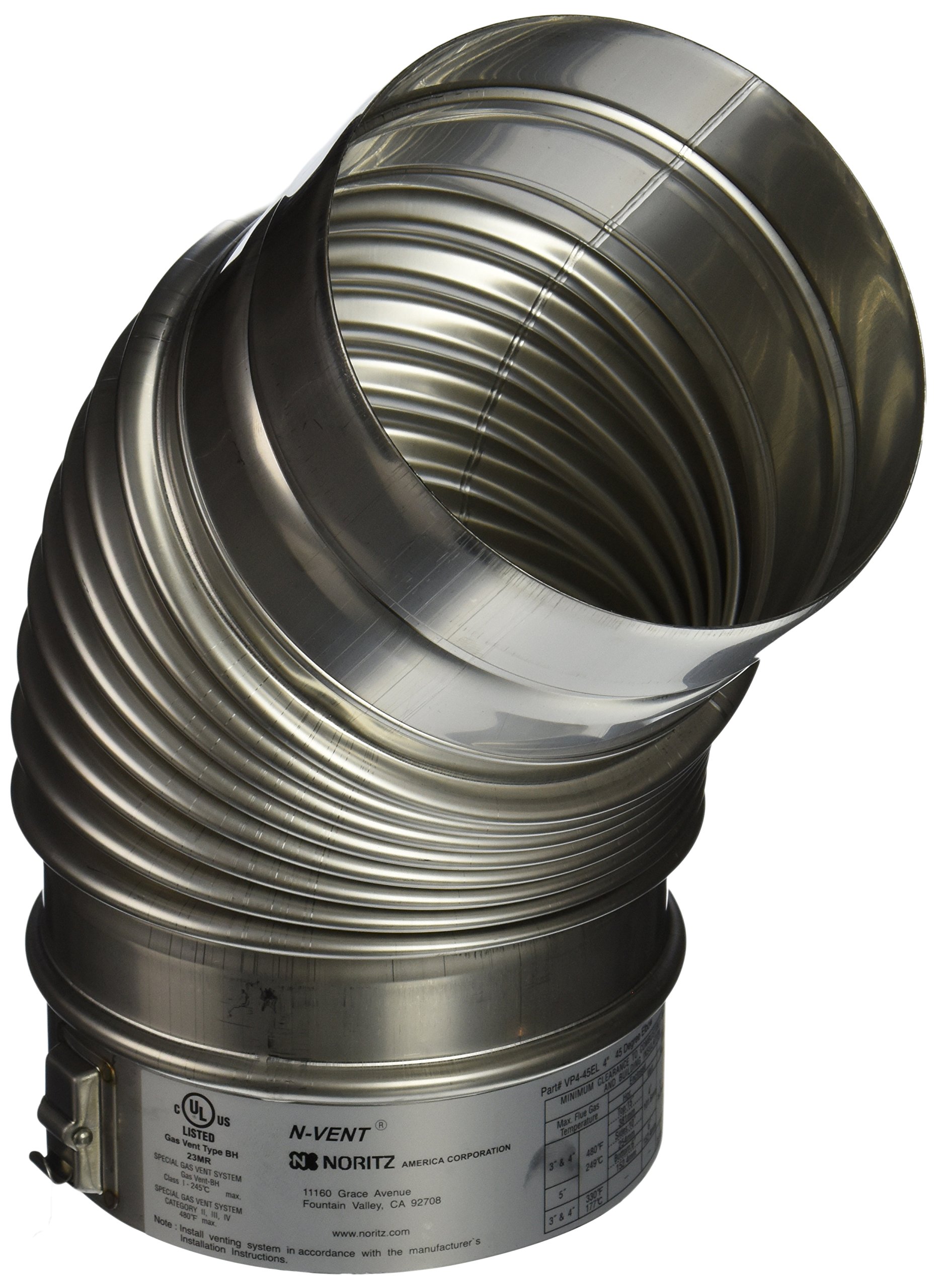 Noritz VP4-45ELBOW 45 Degree elbow vent pipe for 4