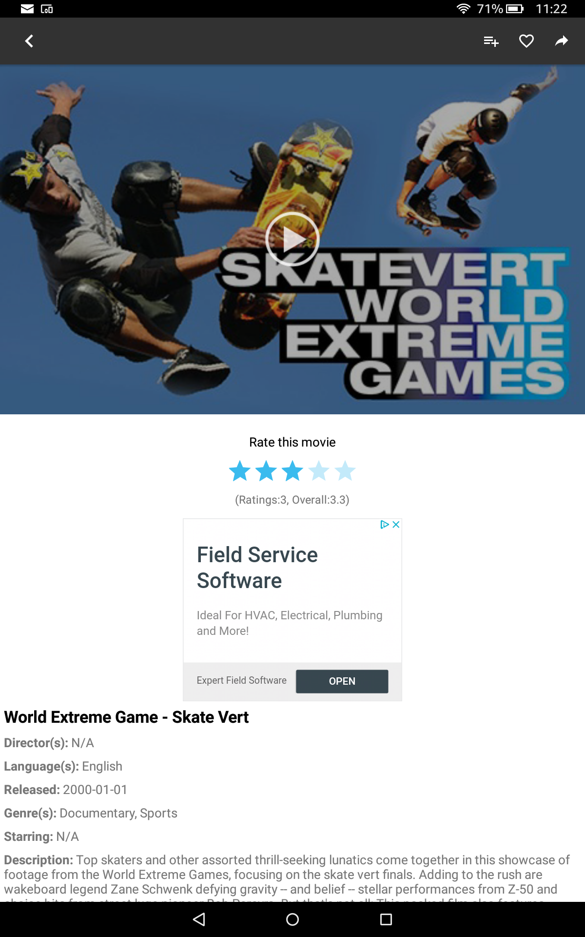 Extreme Sports Movies & TVAmazon.deAppstore for Android