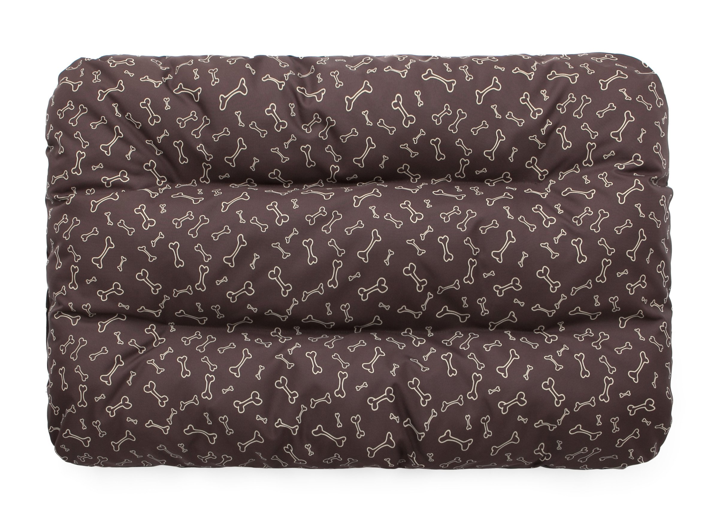 Colchón para perros, sofá para perros, cojín para perros, sofá, colchón, cama, cama para mascotas, suave, cojín R2, 100 x 70 cm, color marrón oscuro en los huesos