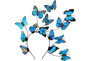 Feathered Fairy Butterfly Fascinator Hat