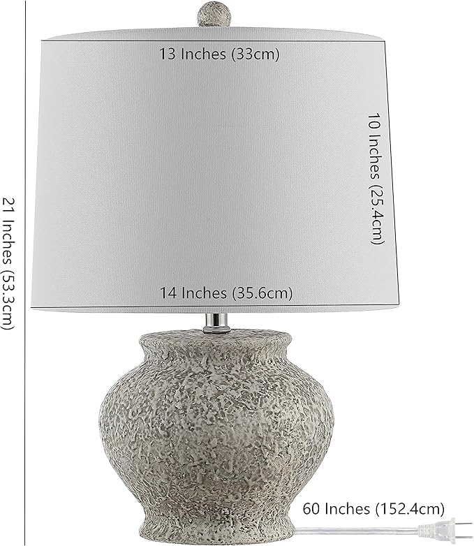Lámpara de mesa Safavieh Imran 21 pulgadas LED incluida miniatura 3