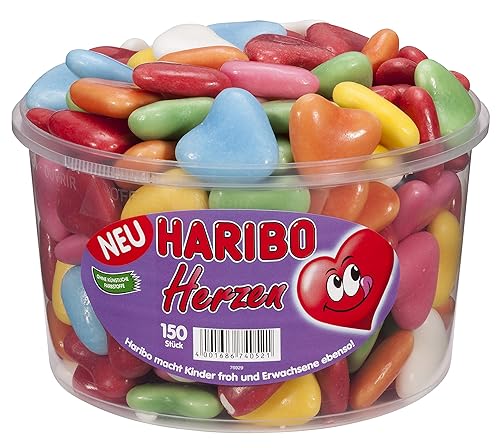 Miniatura 1 de HARIBO Caramelos  Corazones de espuma Haribo  Paquete de 150  Gomitas Haribo  Haribo Sweets