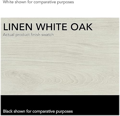 Miniatura 8 de Bush KWT120LW-03 Key West - Mesa auxiliar de 20 x 20 pulgadas, roble blanco lino