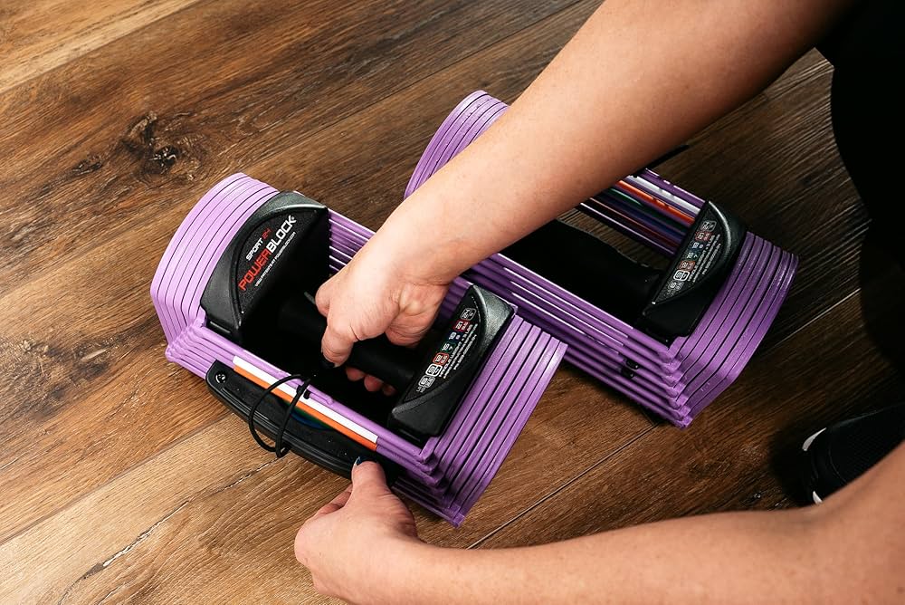 POWERBLOCK ② Sport 24 Adjustable Dumbbells | Up to 24 lbs | PowerBlock