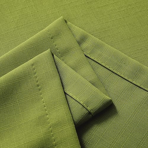 Miniatura 6 de Cortinas plisadas de lino verde para privacidad filtrantes de luz, cortinas plisadas para cine en casa, sala de estar, oficina (verde, 72 pulgadas