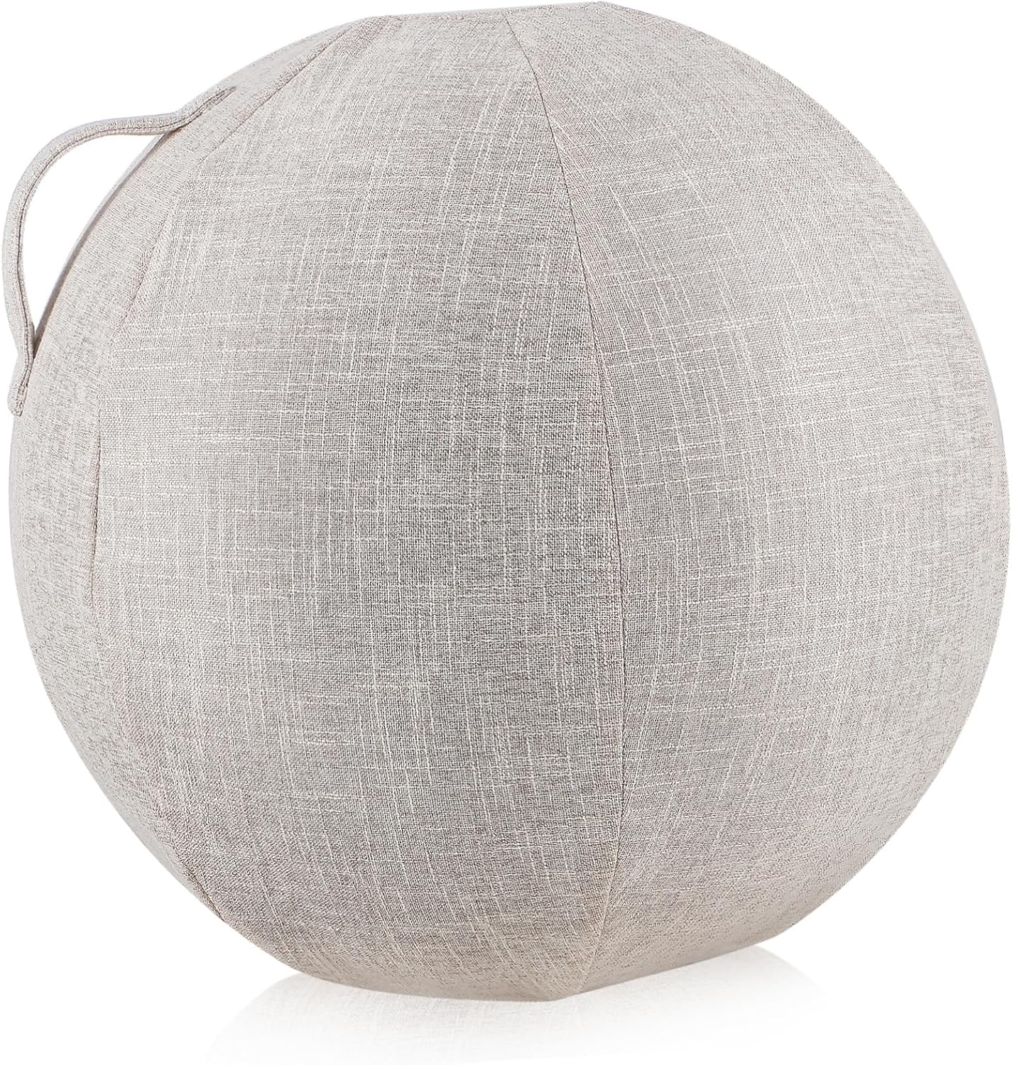 Milisten Durable Yoga Ball Protective Sleeve Portable Handheld Cover for Yoga Balls Skid Washable Cotton Linen Case Fitness Accessory to Prolong