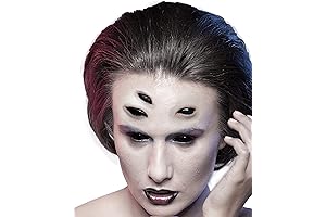 3 Dark Eyes Vampire Halloween Latex Prosthetic Appliance