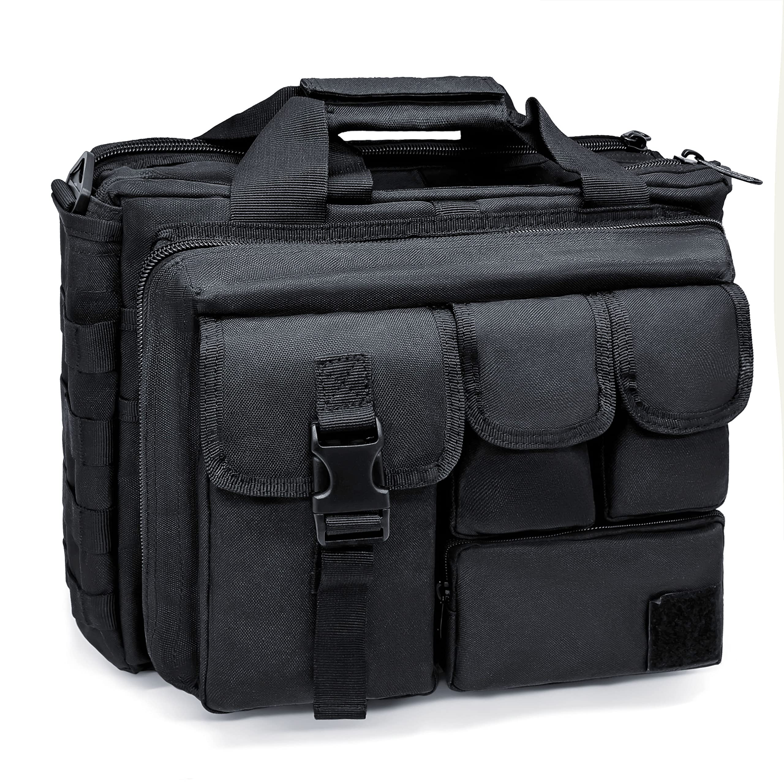 Alephnull Borsa per laptop e tablet fino a 14 pollici – Borsa a tracolla per computer portatile con tracolla borsa per notebook per uomo e donna (Nero)
