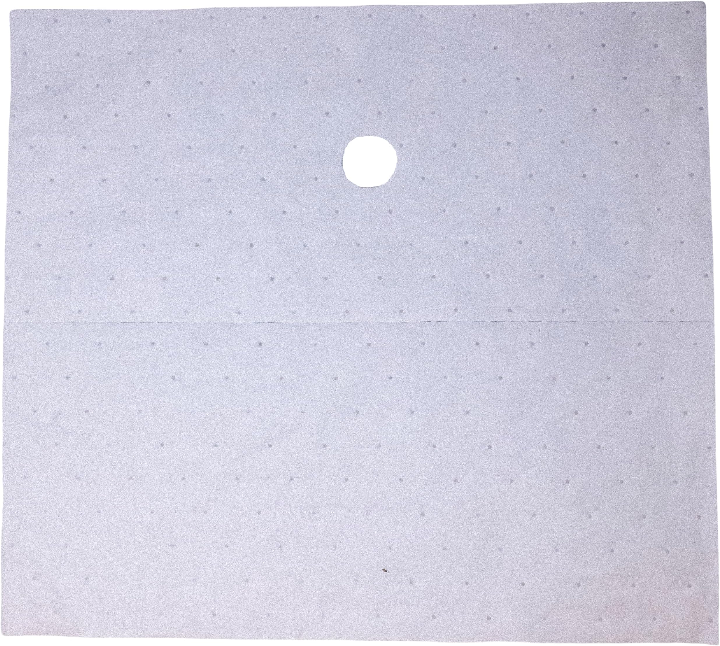 Hardline Products USA Fuel Bibb – Hydrophobic Fuel & Oil Absorbent Pad – 17" x 19" – No-Spill Gas Tank Collar for Boats, Jet Skis, & ATVs – Reusable Polypropylene Spill Protector – Made in USA