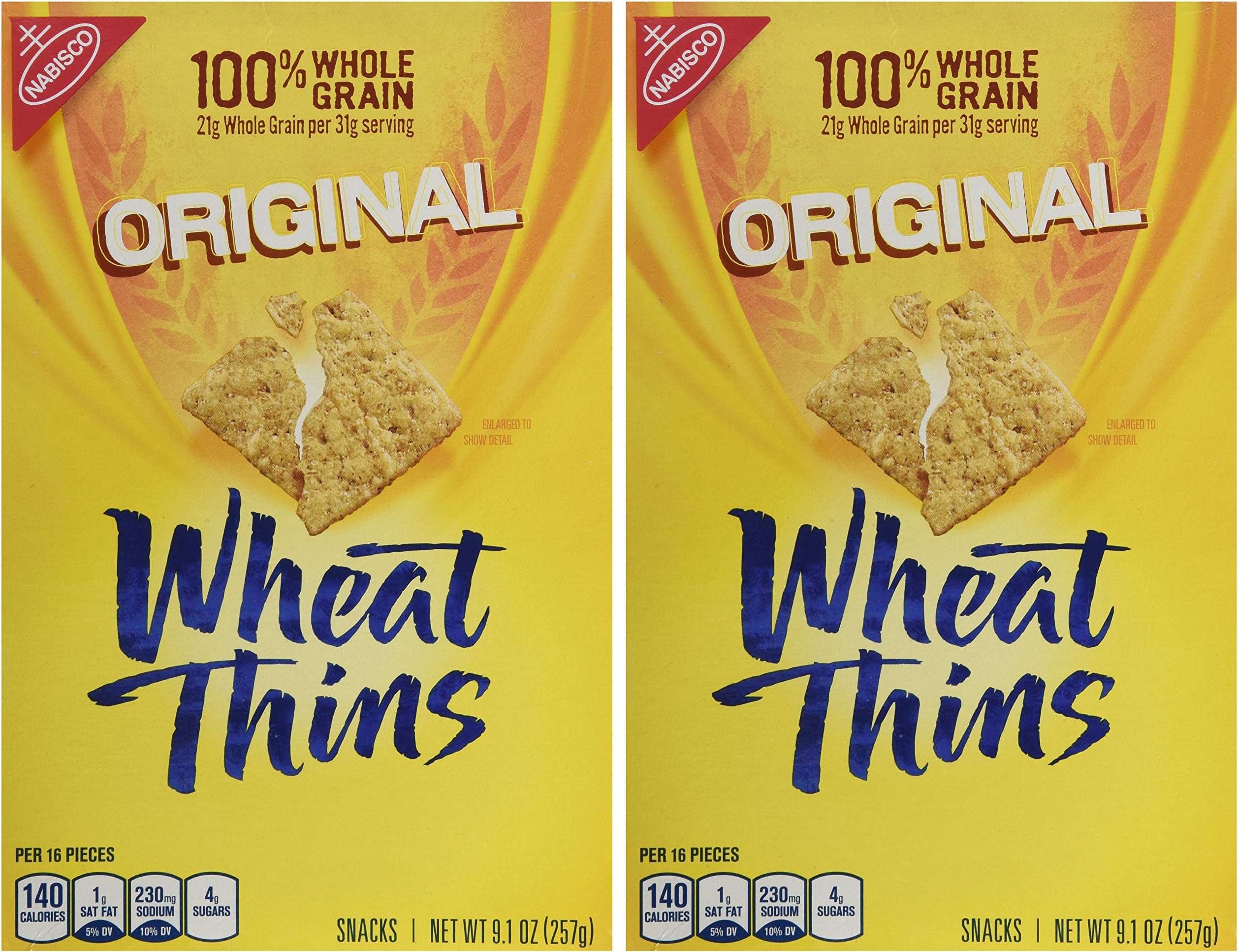 Wheat Thins Original 9.1 OZ (Pac of 2)