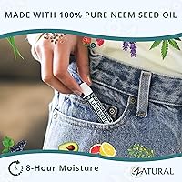 Vista 5 de Zatural Neem Lip Rescue con L-lisina (1) bálsamo labial para labios súper secos