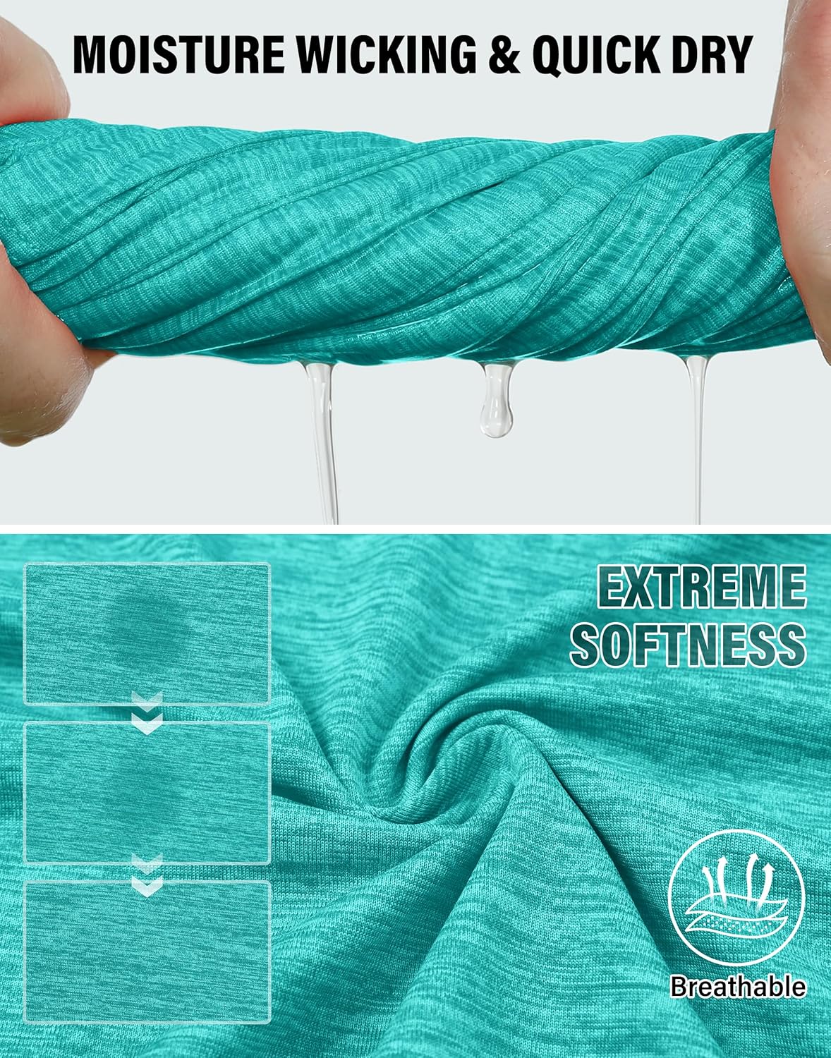 Pioneer Camp Men's Golf Shirt UPF 50+ Quick Dry Polo Shirts Short Sleeve Moisture Wicking Performance Tees Collar Work Shirts - Image 5