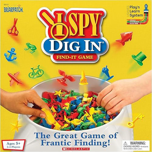 Miniatura 2 de I Spy Dig In, The Great Game of Frantic Finding, juego de identificación rápida de colores y formas para niños