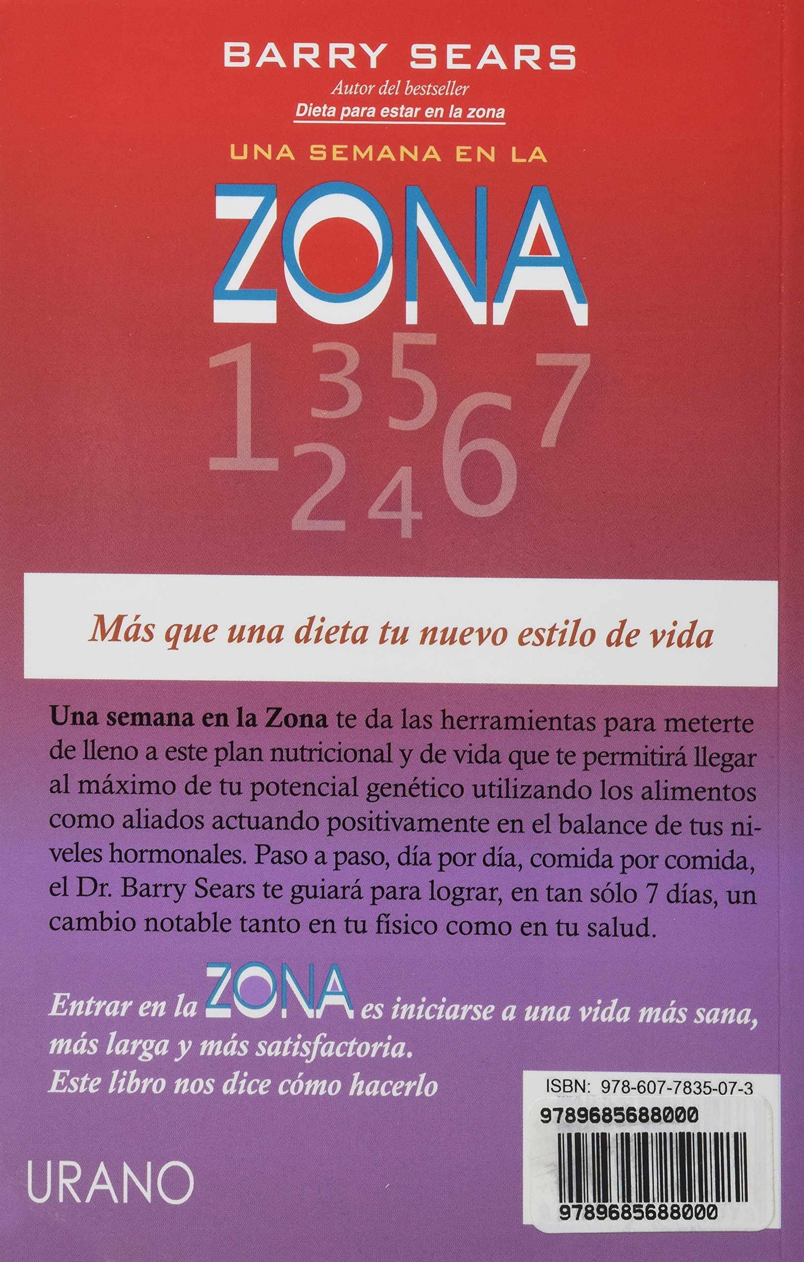 Una semana en la zona (Nutrición y dietética)